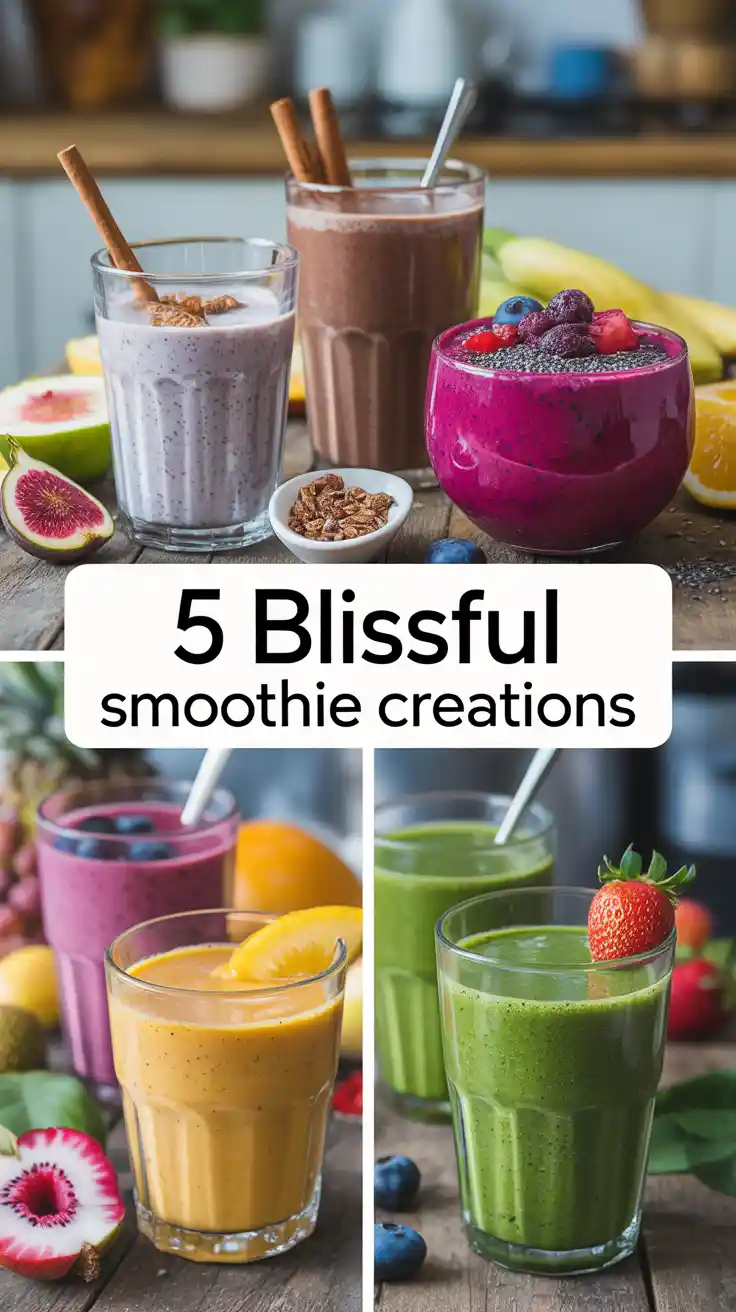 5 Blissful Smoothie Creations
