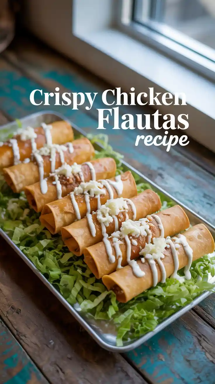 Crispy Chicken Flautas Recipe