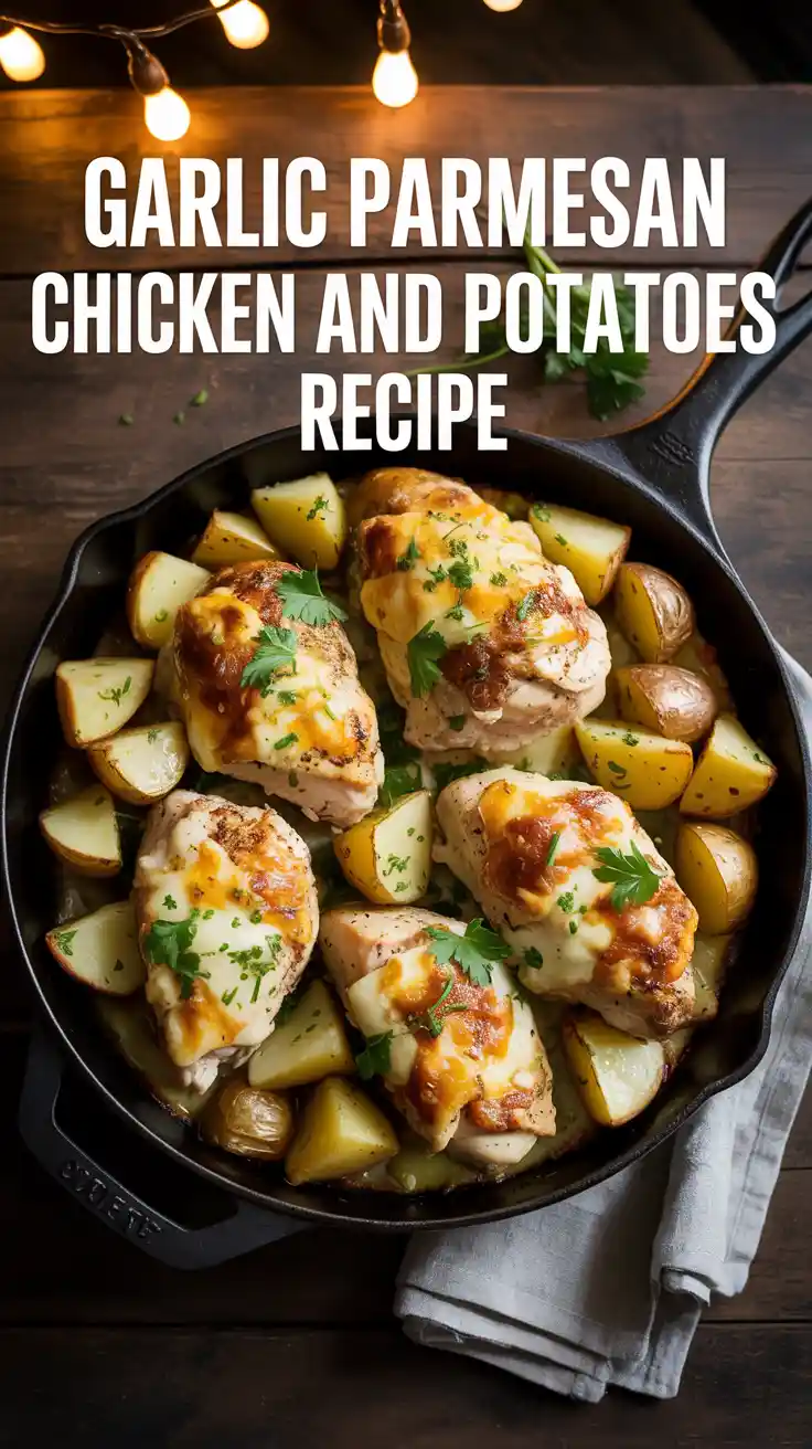 Garlic Parmesan Chicken and Potatoes Recipe
