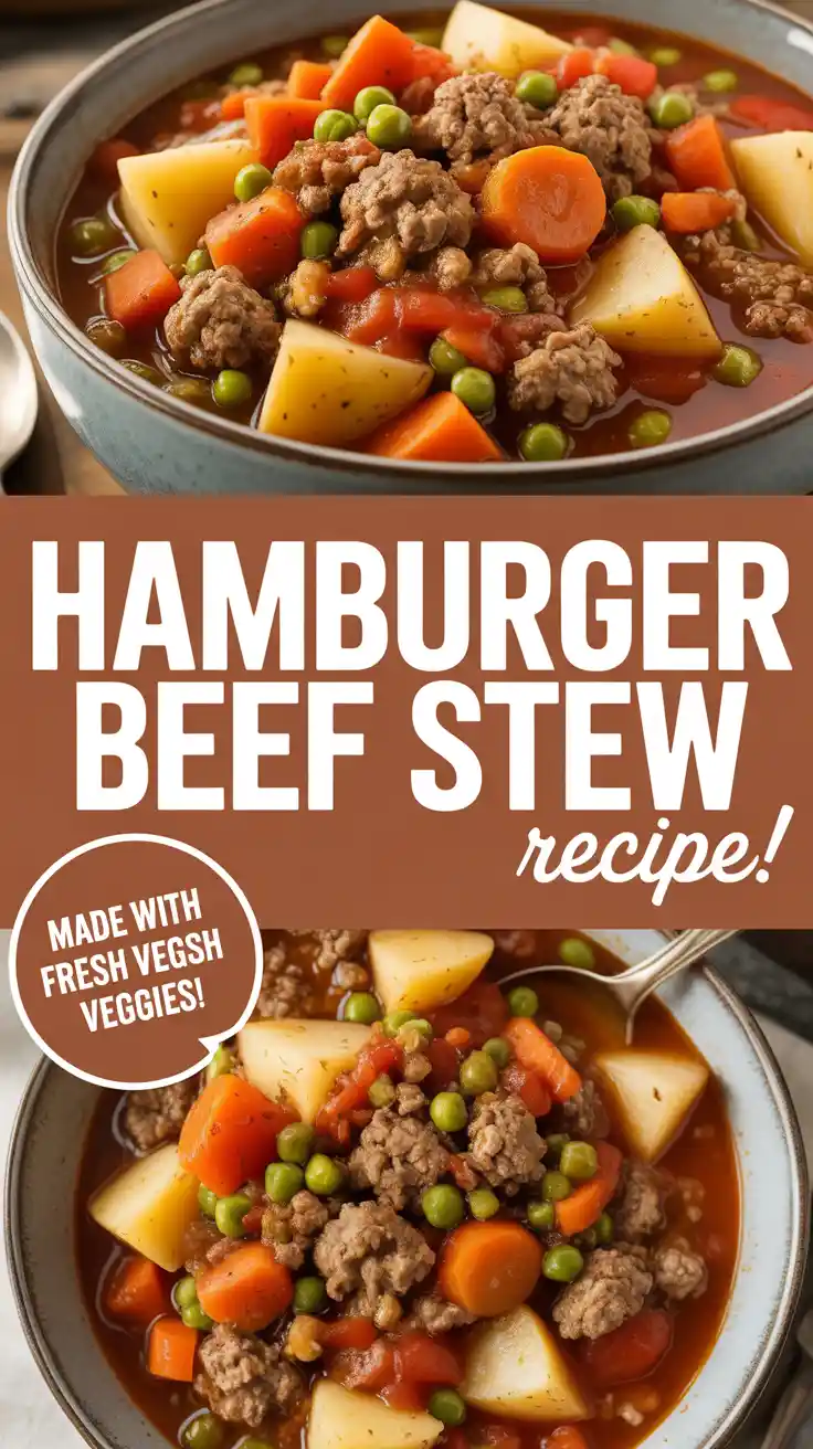 Hamburger Beef Stew Recipe