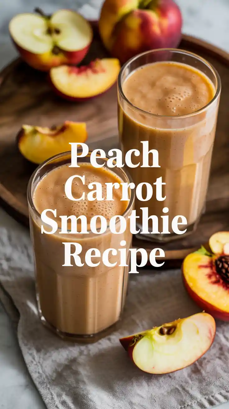 Peach Carrot Smoothie Recipe