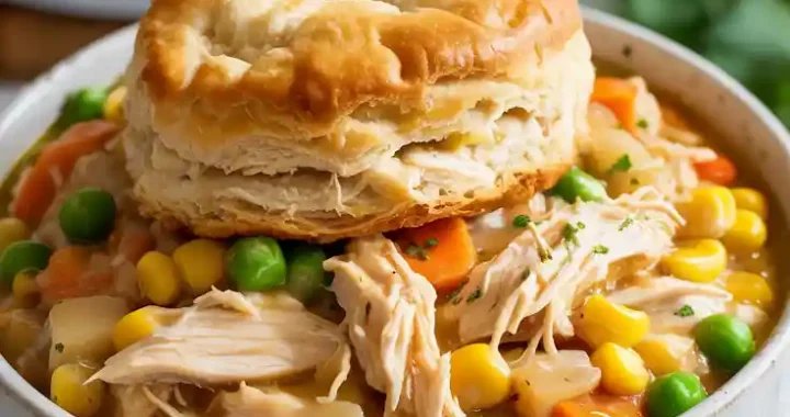 🥣 Slow-Cooker Chicken Pot Pie Recipe