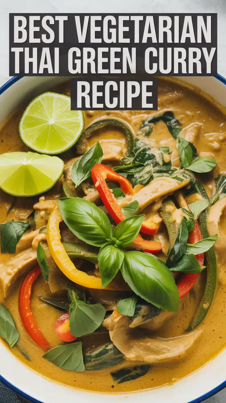 BEST Vegetarian Thai Green Curry Recipe