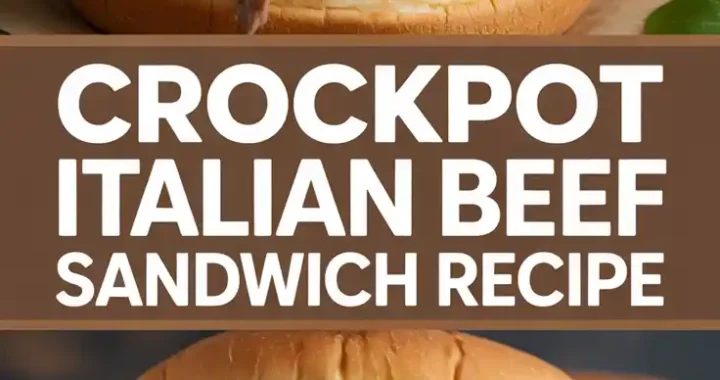 Crockpot Italian Beef Sandwich Recipe