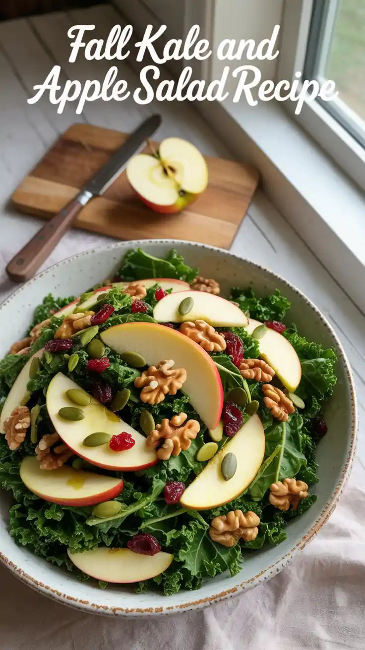 Fall Kale and Apple Salad Recipe