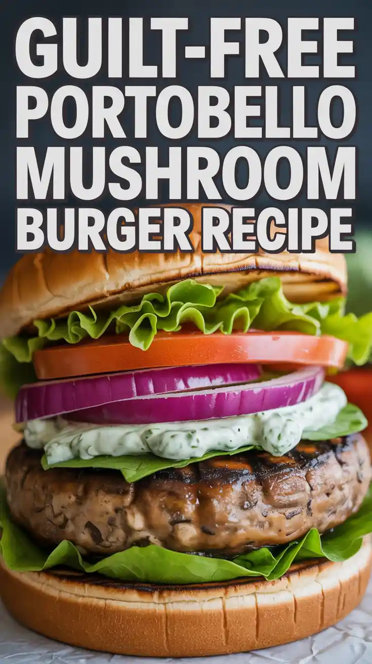 Guilt-Free Portobello Mushroom Burger Recipe