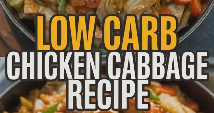 Low-Carb Cabbage and Chicken Recipe – A Flavorful One-Pan Keto Dinner