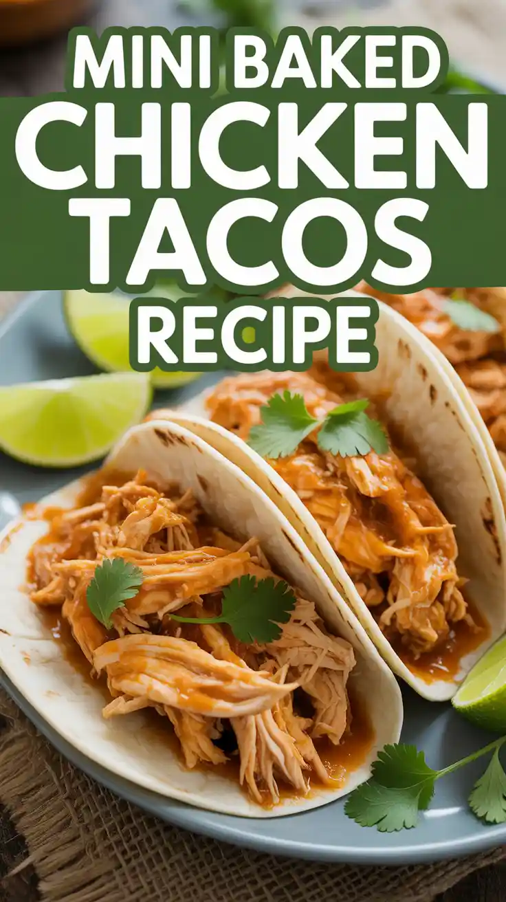 Mini Baked Chicken Tacos Recipe