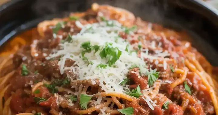 🍝 One-Pot Spaghetti Bolognese Recipe