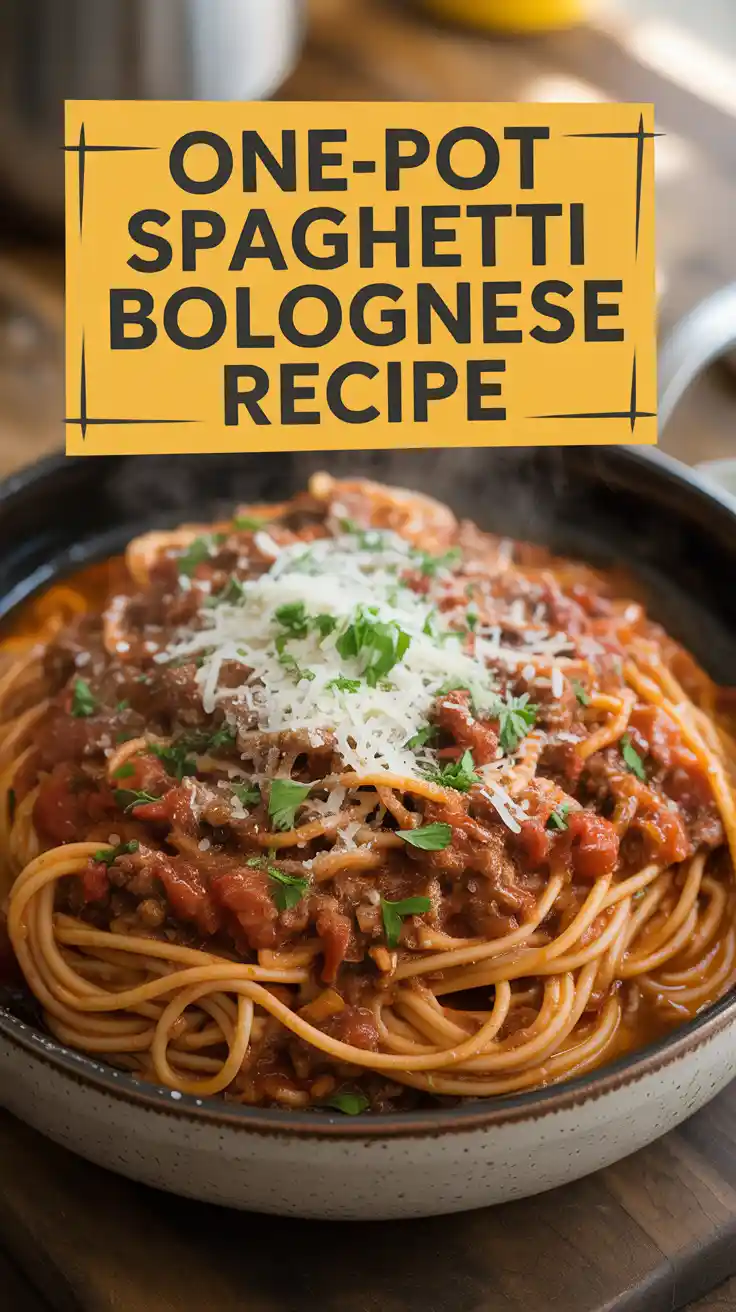 One-Pot Spaghetti Bolognese Recipe
