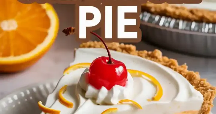 Silky Orange Creamsicle Pie Recipe