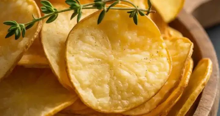 Two-Ingredient Oil-Free Chips Recipe (Crispy & Healthy Snack)
