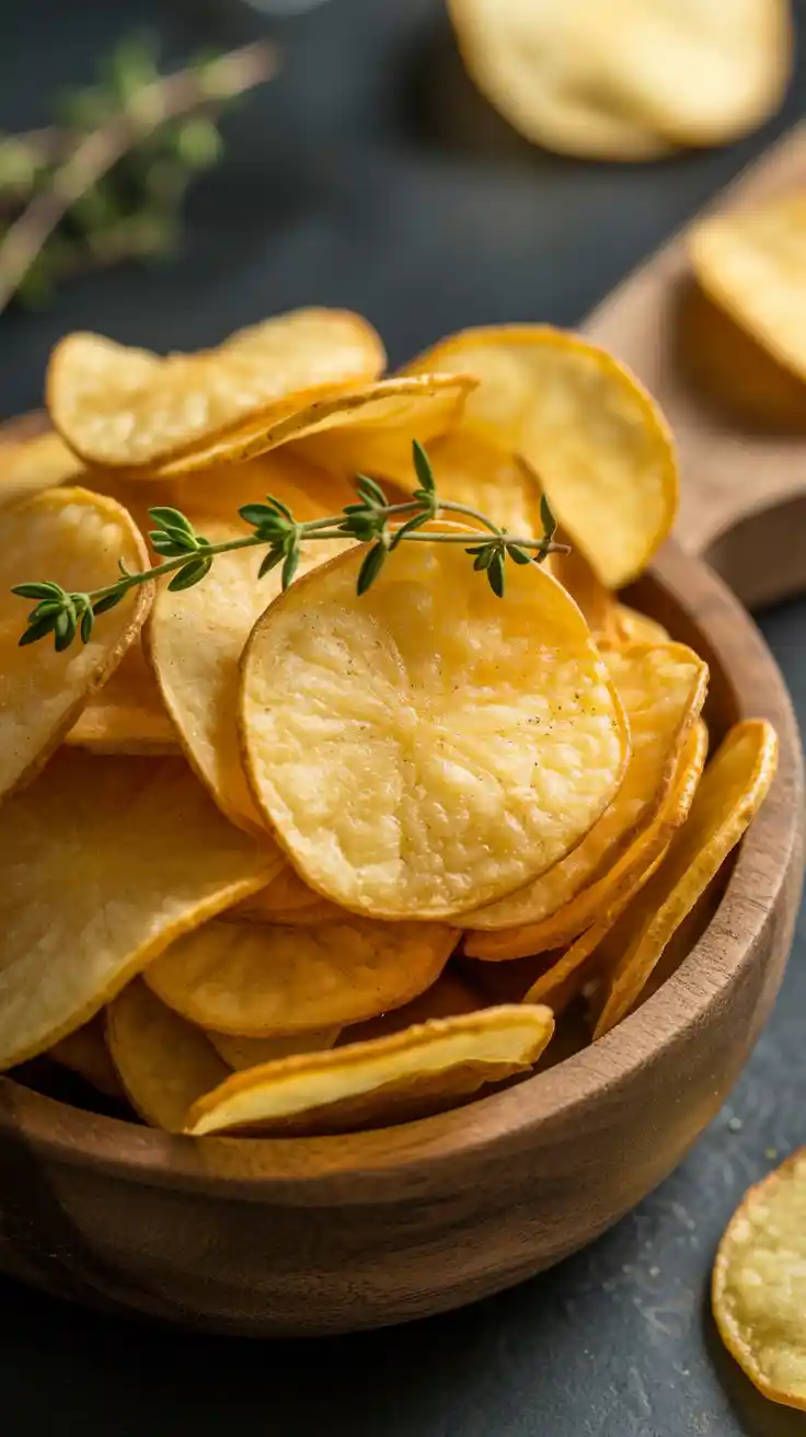 Two-Ingredient Oil-Free Chips Recipe