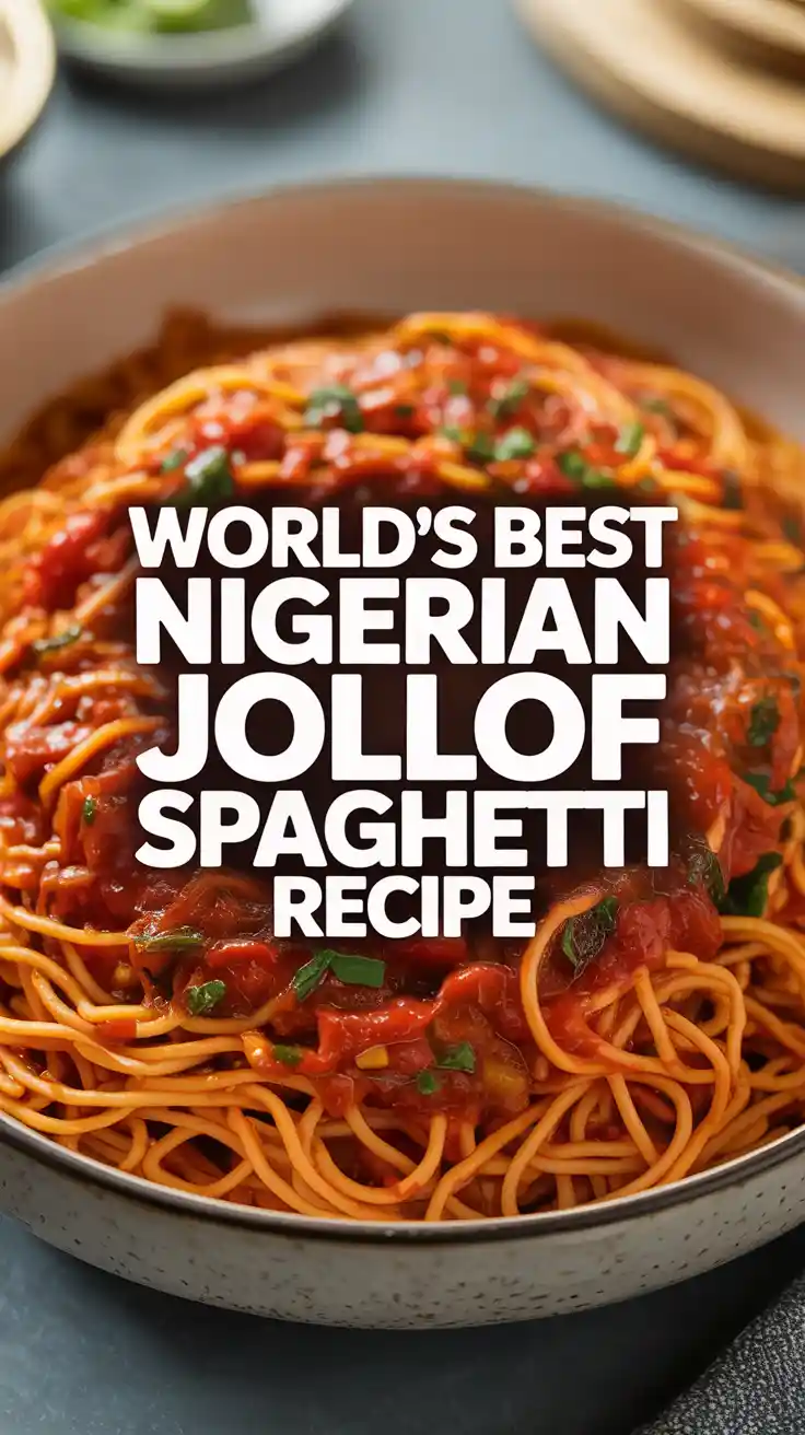 World’s Best Nigerian Jollof Spaghetti Recipe