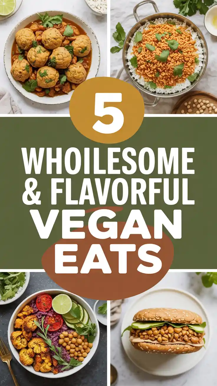 5 Wholesome & Flavorful Vegan Eats