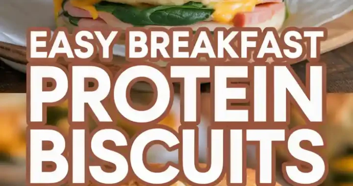 Breakfast Protein Biscuits Recipe (High-Protein, Healthy & Easy)