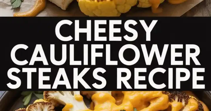 Cheesy Cauliflower Steaks Recipe – Crispy, Golden & Comforting