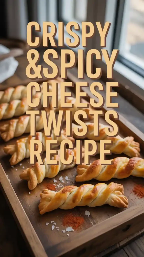 Crispy and Spicy Cheese Twists Recipe
