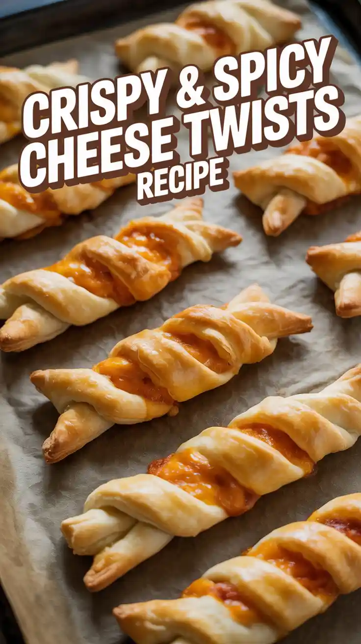 Crispy and Spicy Cheese Twists Recipe