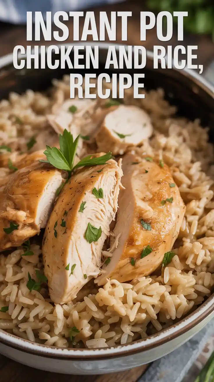 Easy Instant Pot Chicken and Rice Recipe