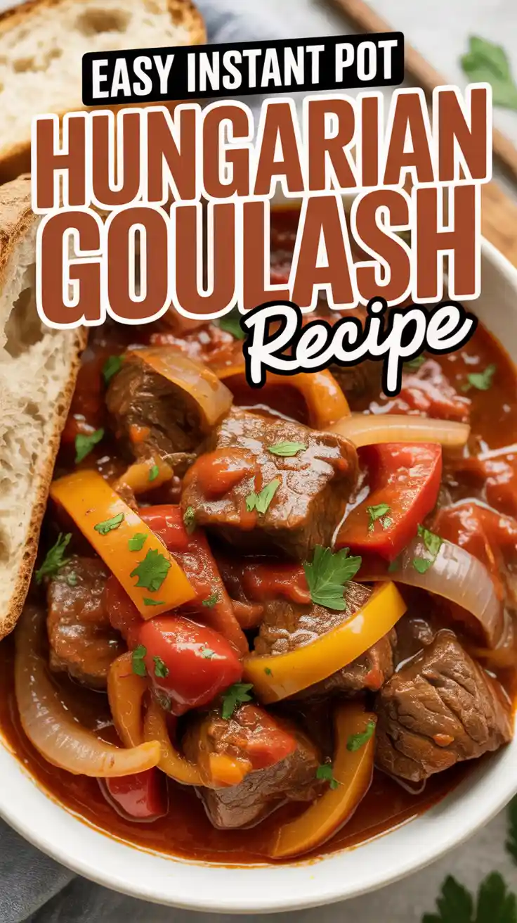 Easy Instant Pot Hungarian Goulash Recipe