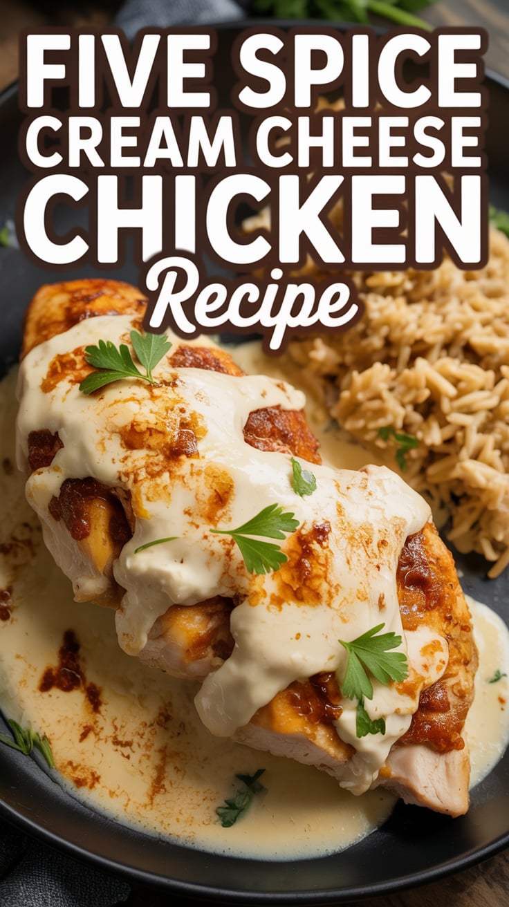 Five Spice Cream Cheese Chicken Recipe