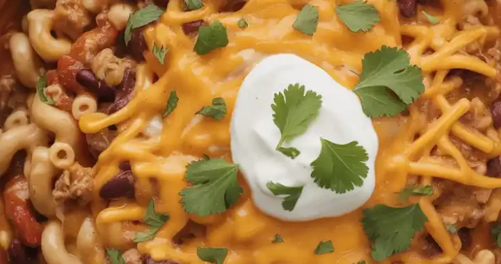 One Pot Turkey Chili Mac and Cheese Recipe