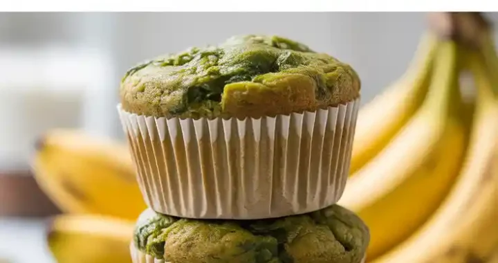 Sweet Spinach Muffins with Banana Recipe
