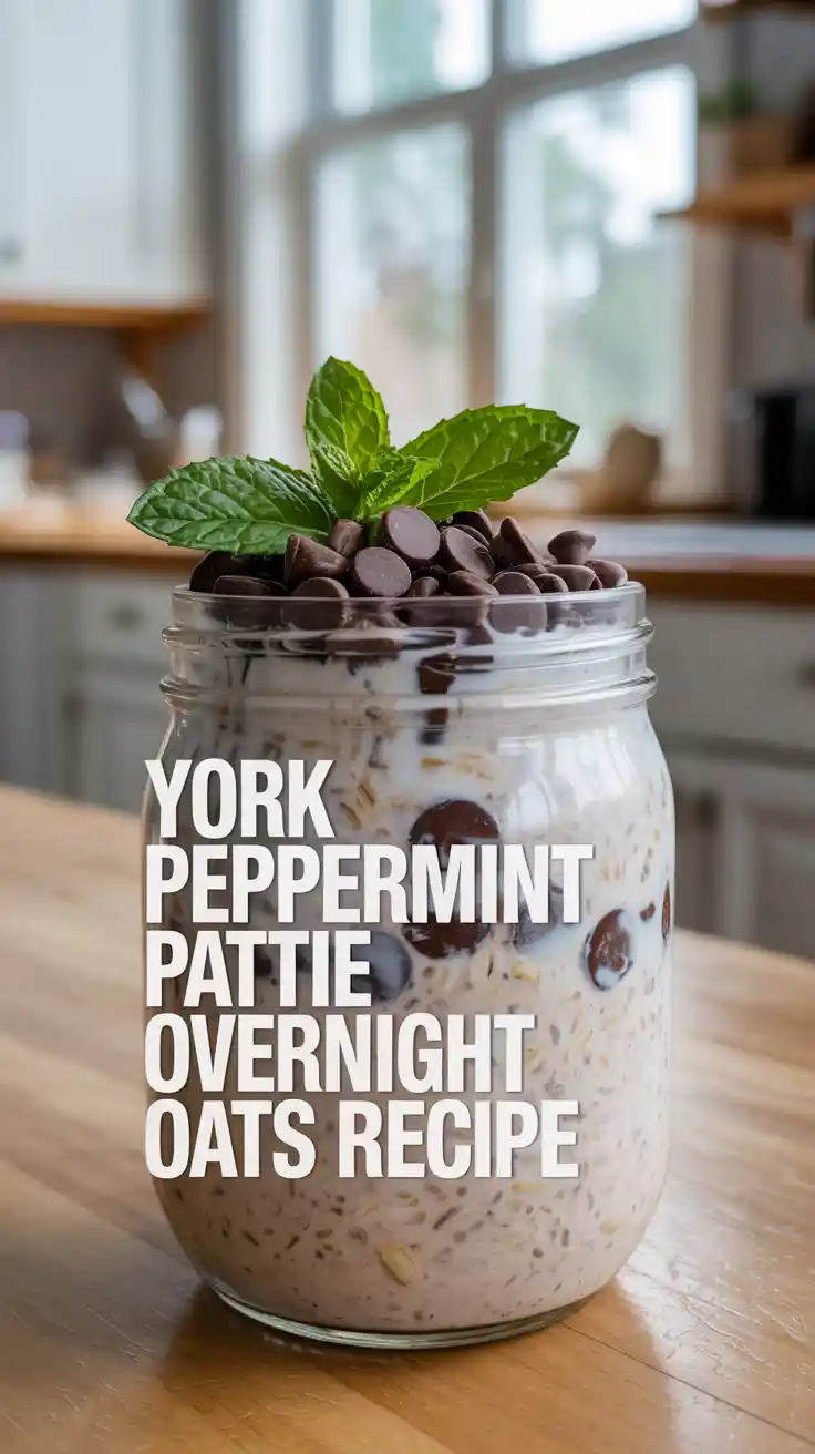York Peppermint Pattie-Inspired Overnight Oats Recipe