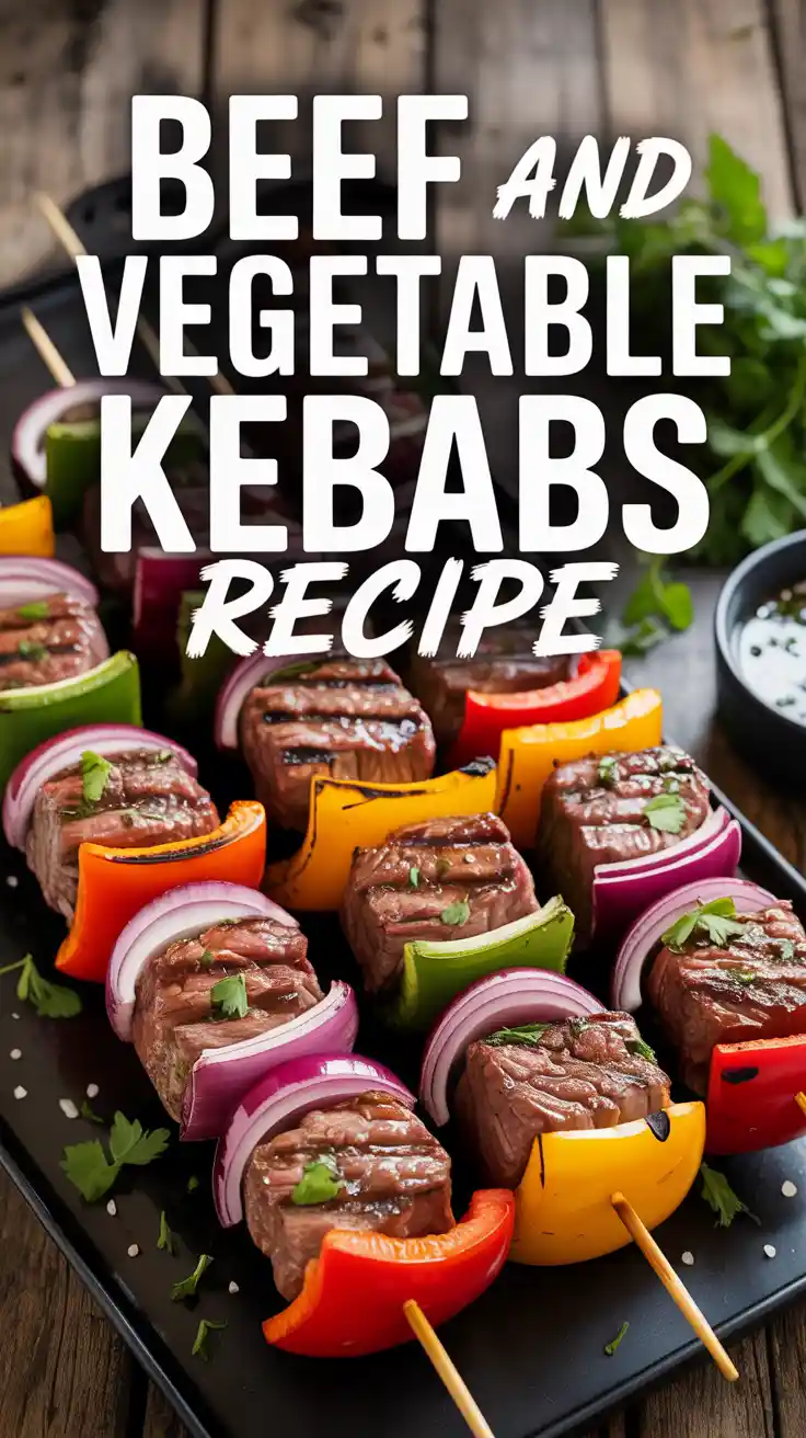 Beef and Vegetable Kebabs Recipe