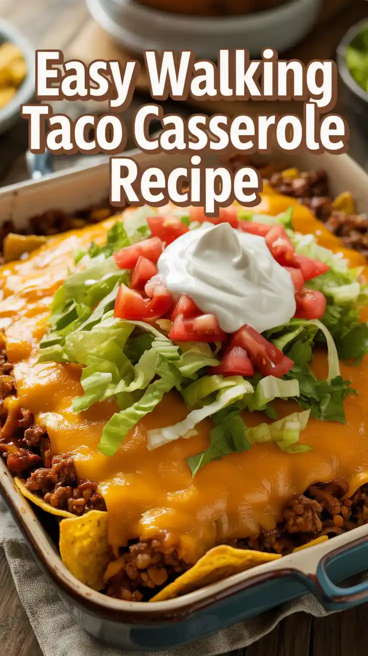 Easy Walking Taco Casserole Recipe