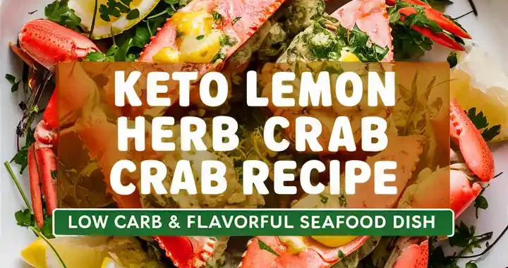 Keto Lemon Herb Crab Recipe