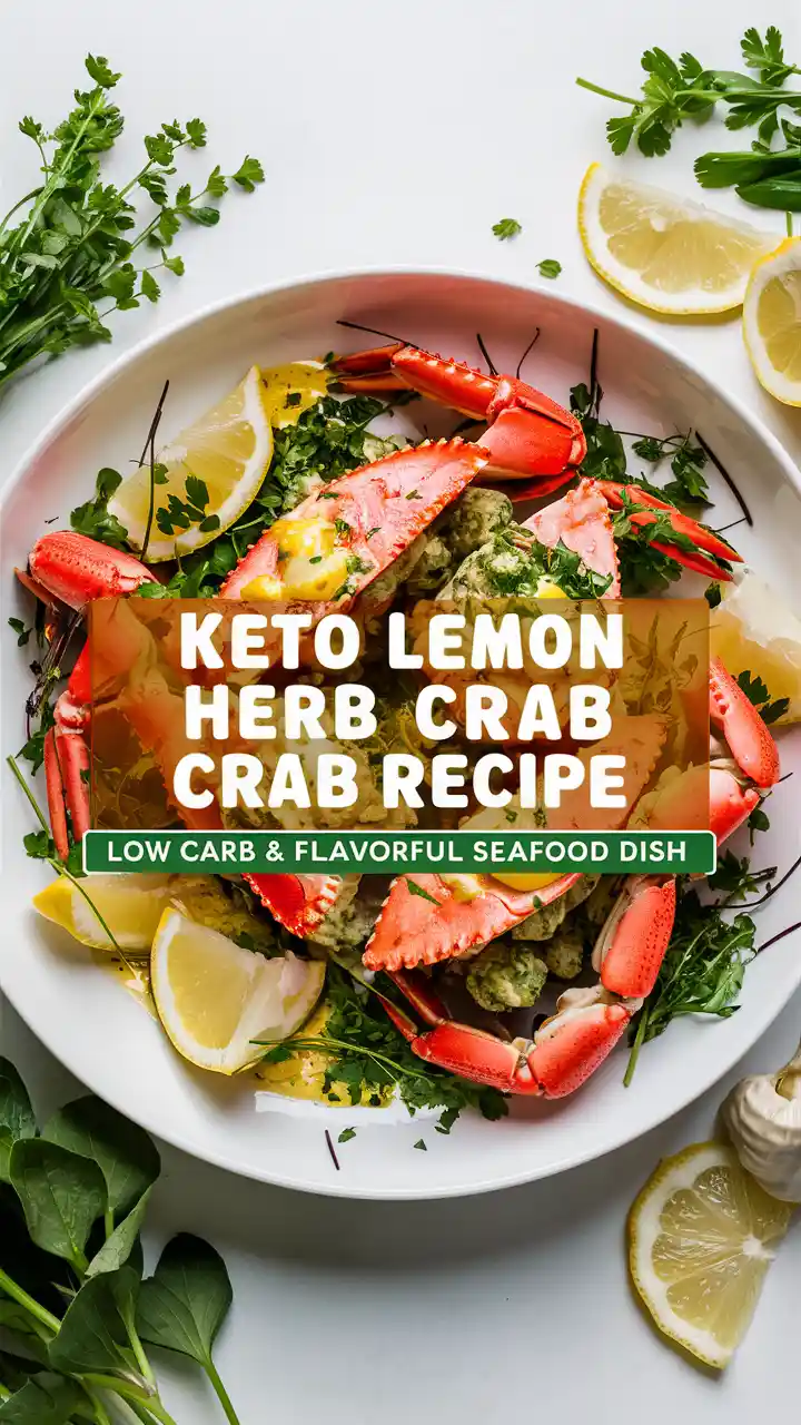 Keto Lemon Herb Crab Recipe