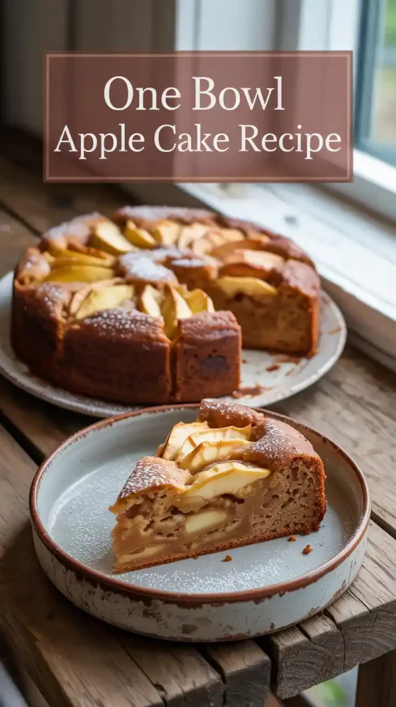 One-Bowl Apple Cake Recipe