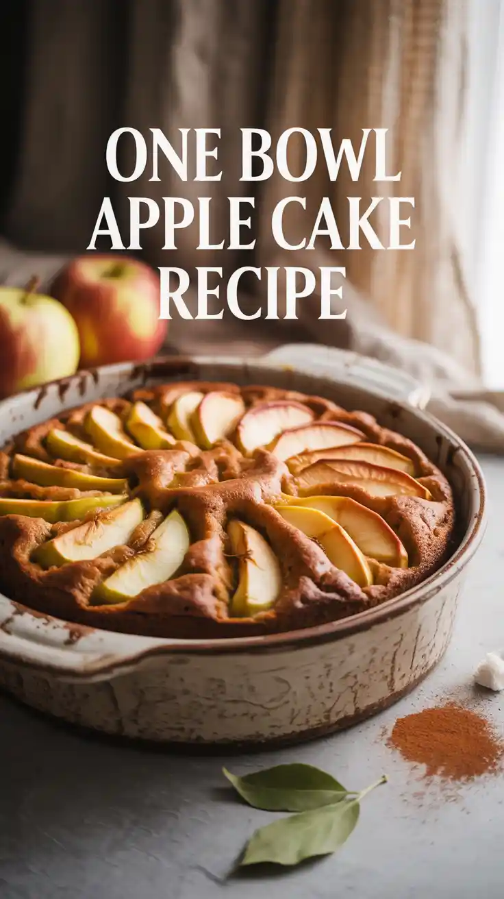 One-Bowl Apple Cake Recipe