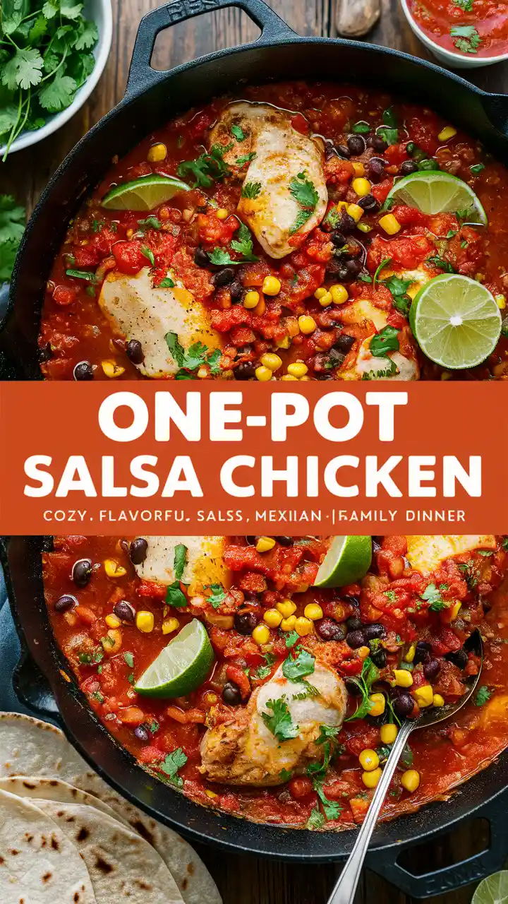 One-Pot Salsa Chicken