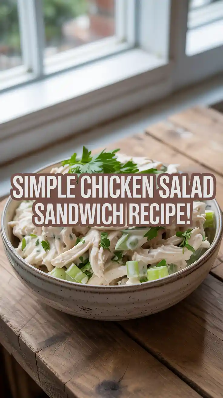 Simple Chicken Salad Sandwich Recipe