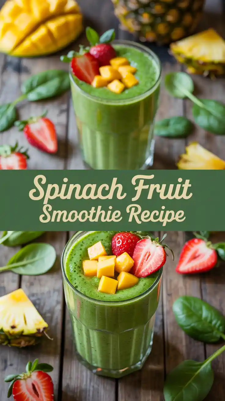 Spinach Fruit Smoothie Recipe