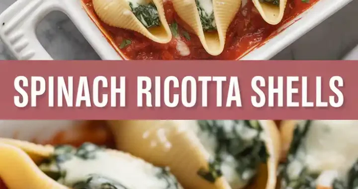 Spinach and Ricotta Stuffed Shells Recipe