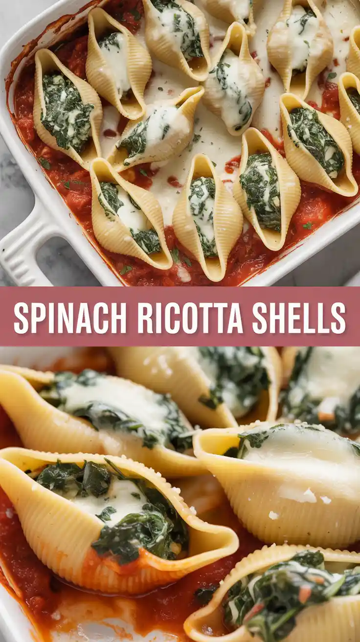 Spinach and Ricotta Stuffed Shells Recipe