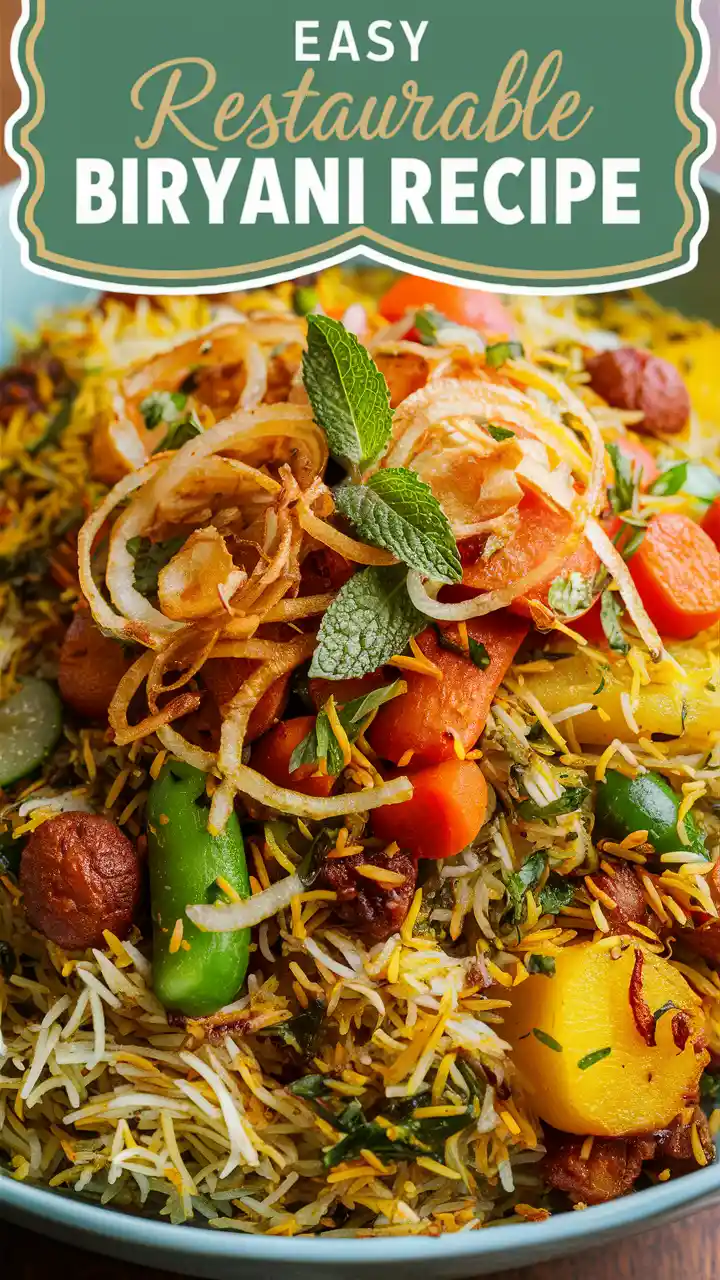 Vegetable Biryani Recipe