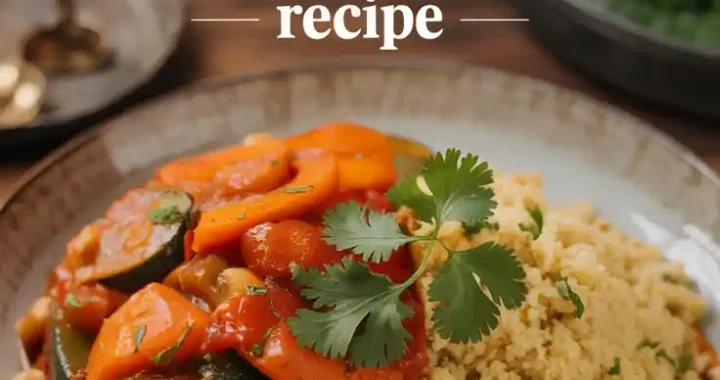 🌿 Vegetable Tagine with Couscous Recipe