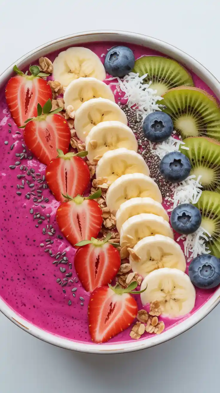 Dragon Fruit Smoothie Bowl Recipe