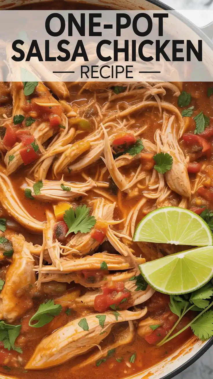 One-Pot Salsa Chicken Recipe (Fast, Flavorful & Family-Friendly)