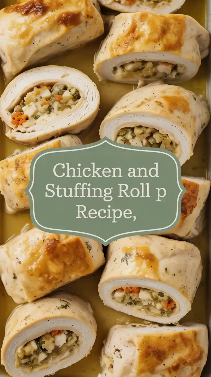 Chicken and Stuffing Roll Ups recipe