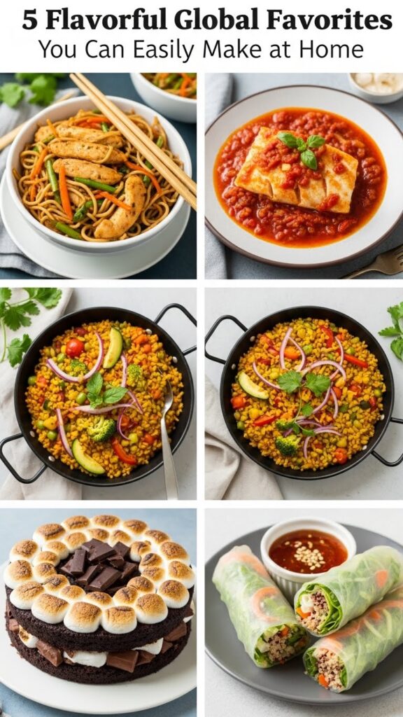 5 Flavorful Global Favorites You Can Easily Make at Home