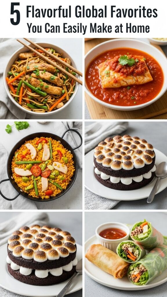 5 Flavorful Global Favorites You Can Easily Make at Home