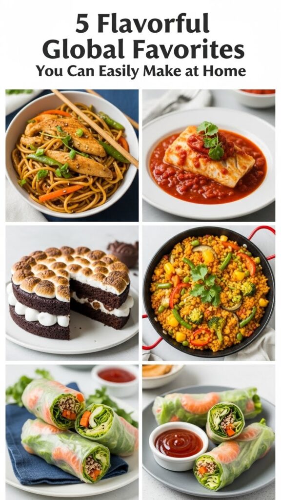 5 Flavorful Global Favorites You Can Easily Make at Home